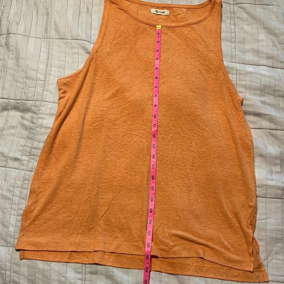 Madewell peach linen poly blend super soft. - Picture 7 of 8